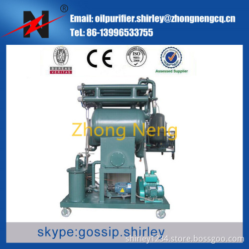 Single-Stage Vacuum Transformer Oil Purifier Machine ZY